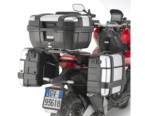Givi, Стелаж Бічні футляри Monokey, Кронштейн для Бокових Кофрів, HONDA X-ADV 750, 2017, Чорний