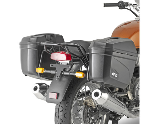 Givi Interceptor 650 Стелаж Бічні футляри Monokey для Royal Enfield 2019 Чорний