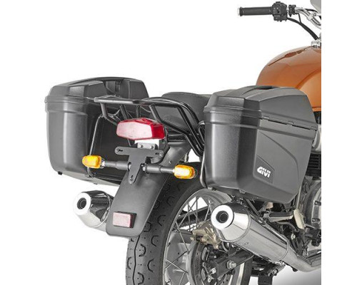 Givi Interceptor 650 Стелаж Бічні футляри Monokey для Royal Enfield 2019 Чорний