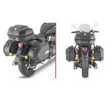 Givi, Monokey, Стелаж для бокових кофрів, для Royal Enfield Super Meteor 650, 2023, чорний