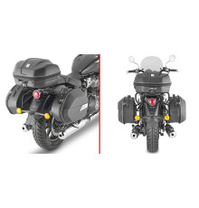 Givi, Monokey, Стелаж для бокових кофрів, для Royal Enfield Super Meteor 650, 2023, чорний
