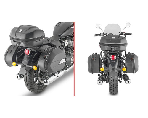 Givi, Monokey, Стелаж для бокових кофрів, для Royal Enfield Super Meteor 650, 2023, чорний