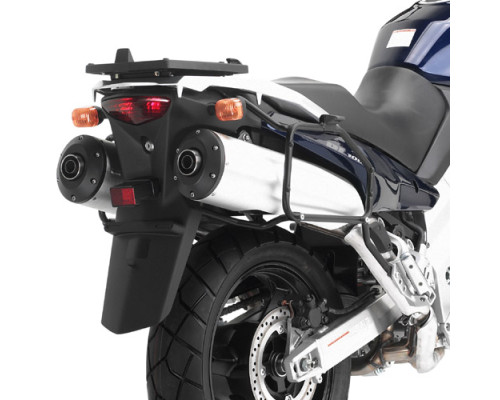 Givi Стелаж Бічні футляри Monokey для Suzuki DL 1000 V-Strom (02-11) / Kawasaki KLV 1000 (04-10) Чорний