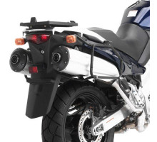 Givi Стелаж Бічні футляри Monokey для Suzuki DL 1000 V-Strom (02-11) / Kawasaki KLV 1000 (04-10) Чорний