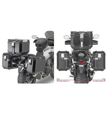 Givi One-Fit Cam Стелаж для Бокових Кофрів HONDA CB 500 X (2019-2022) Чорний