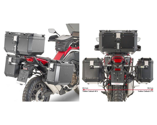 Givi One-Fit Cam Стійка для Бічних Кофрів HONDA CRF1100L Africa Twin 2020 Чорний