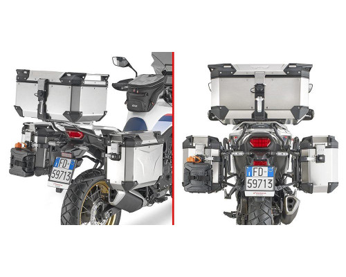 Givi XL 750 Transalp Система Кріплення Бічних Кофрів One-Fit Cam для HONDA 2023 Чорний