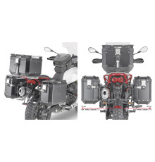 Givi One-Fit Cam Стійка для Бокових Кофрів Moto Guzzi V85 TT (2019-2022) Чорний