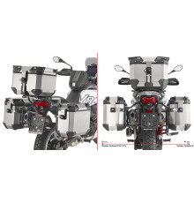 Givi One-Fit Cam Стійка для Бічних Кофрів Moto Guzzi V85 TT 24 Чорний