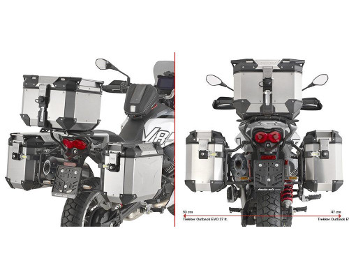 Givi One-Fit Cam Стійка для Бічних Кофрів Moto Guzzi V85 TT 24 Чорний