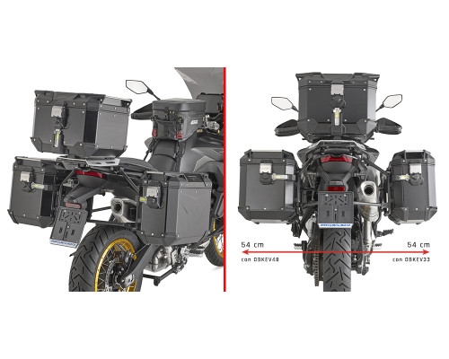 Givi One-Fit Cam Стійка для Бокових Кофрів Voge Valico 900 DSX Чорний
