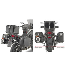 Givi, One-Fit Cam, Стелаж для бокових кофрів, для YAMAHA  700, 2019, чорний