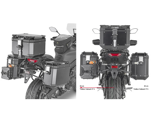 Givi One-Fit Cam Стійка для Бічних Кофрів YAMAHA Tracer 9 (21) Чорний