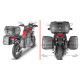Givi, Стелаж Бічні футляри One-Fit Monokey, для Aprilia Tuareg 660, 2021-2024, чорний