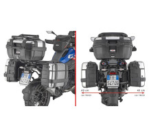 Givi One-Fit Monokey Стійка для бокових кофрів BMW R 1300 GS 24 Чорний