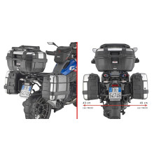 Givi One-Fit Monokey Стійка для бокових кофрів BMW R 1300 GS 24 Чорний