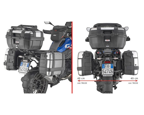 Givi One-Fit Monokey Стійка для бокових кофрів BMW R 1300 GS 24 Чорний