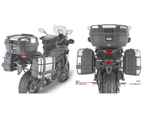 Givi One-Fit Monokey Стійка для Бічних Кофрів для YAMAHA Tracer 9 (2021), Чорний