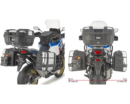 Givi One-Fit Monokey Стійка для Бокових Кофрів HONDA CRF1100L Africa Twin Adventure Sports 2020 Чорний