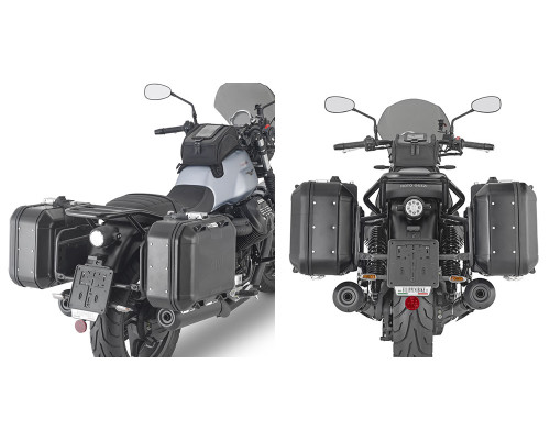 Givi, Стелаж для бокових кофрів One-Fit Monokey, Moto Guzzi V7 Stone 850, 2021-2023, чорний