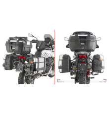Givi One-Fit Monokey Стійка для Бокових Кофрів Moto Guzzi V85 TT 24 Чорний