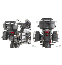 Givi One-Fit Monokey Стійка для Бокових Кофрів Moto Guzzi V85 TT 24 Чорний