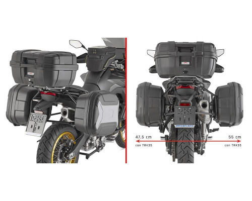 Givi One-Fit Monokey Бічний Стійка для Кофрів Voge Valico 900 DSX Чорний