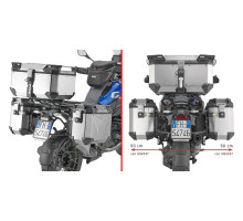 Givi Outback Стелаж Бічні футляри для BMW F 900 GS Мотоцикл Чорний