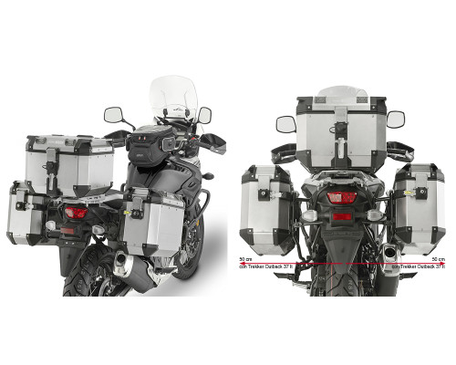 Givi Outback Стійка для бокових кофрів Suzuki DL 650 V-Strom 2017 Чорний