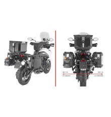 Givi Outback Evo Стійка для бокових кофрів Benelli TRK 702 Чорний