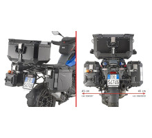Givi Outback Evo Стійка для Бічних Кофрів BMW R 1300 GS Правий Врізаний Чорний