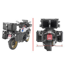 Givi Outback Evo Стійка для бокових кофрів BMW R1250GS 2019-2023 Чорний
