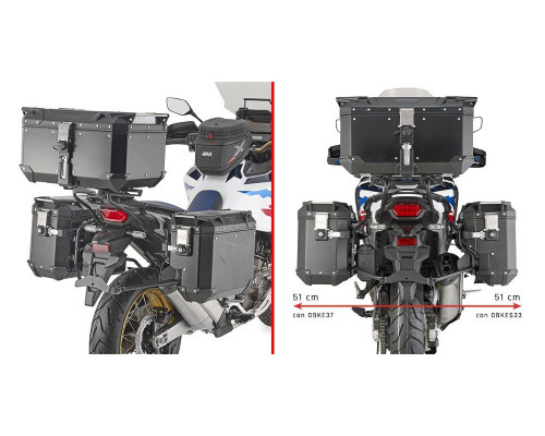 Givi Outback Evo Стійка для бокових кофрів HONDA CRF1100L Africa Twin 2020-2023 Чорний
