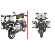 Givi Outback Evo Бічні Кофри Стелаж для Suzuki V-Strom 800DE Чорний