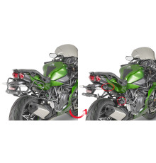 Givi V35/K33 Стійка для бокових кофрів Kawasaki Ninja H2 SX 2018 Чорний