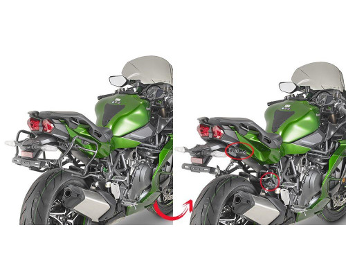 Givi V35/K33 Стійка для бокових кофрів Kawasaki Ninja H2 SX 2018 Чорний