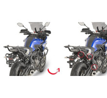 Givi, Стелаж для бокових кофрів, V35/K33, для YAMAHA MT-07 Tracer (2016-2017), чорний