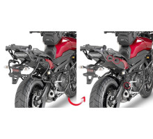 Givi, Стелаж для бокових кофрів, V35/K33, для YAMAHA MT-09 Tracer (2015-2017), чорний