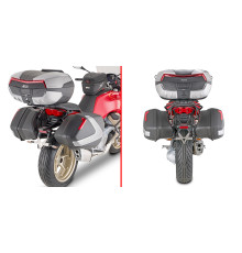 Givi V35/V37/K33 Стійка для бокових кофрів Moto Guzzi V100 Mandello 1000 (22-23) Чорний
