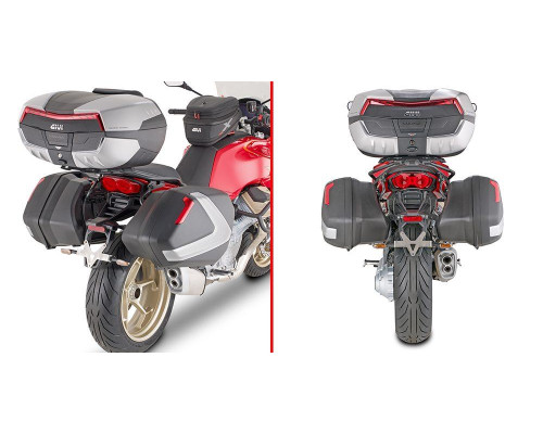 Givi V35/V37/K33 Стійка для бокових кофрів Moto Guzzi V100 Mandello 1000 (22-23) Чорний