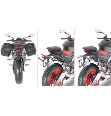 Givi, Remove-X, Стелаж для бокових сумок, для Aprilia Tuono 660 (2021) / RS 660 (2021-2022), чорний