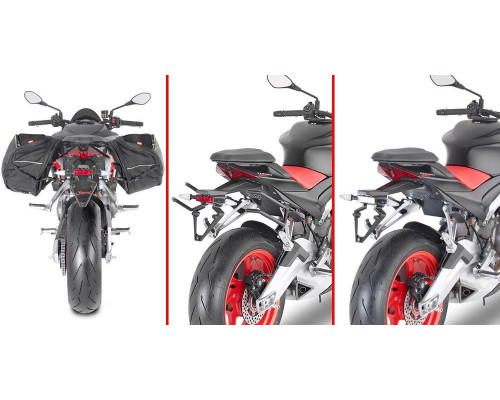 Givi, Remove-X, Стелаж для бокових сумок, для Aprilia Tuono 660 (2021) / RS 660 (2021-2022), чорний