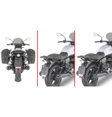 Givi Remove-X Бічні Сакви Стійка Moto Guzzi V7 Stone 850 2021-2022 Чорний