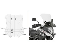 Givi Suzuki DL 650 V-Strom 2017 Вітрове Скло Прозоре