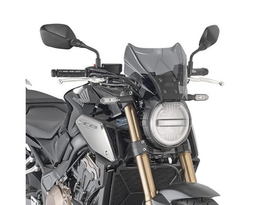 Givi CB650R Benelli 502 CFMoto Вітрове скло димчасте 22x31 см комплект 2019