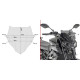 Givi MT-09 Вітрове скло димчасте 28x36,5 см YAMAHA 2017