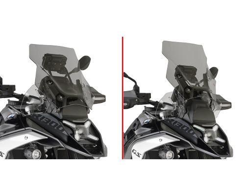 Givi R1300GS Вітрове Скло Димчасте 43x38.5 см Версія з Радаром 2024