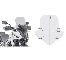 Givi CB 500 X Вітрове скло Димчасте 46x45 см HONDA 2019