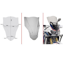 Givi скло димчасте, модель HONDA CRF 1000L Africa Twin (16), вітрове скло, 47,5 x 35 см, димчастий