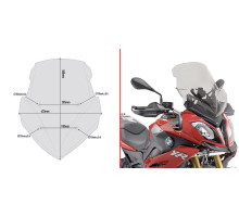 Givi скло Вітрове скло Димчасте 50x43,5 см BMW S 1000 XR 2015-2019